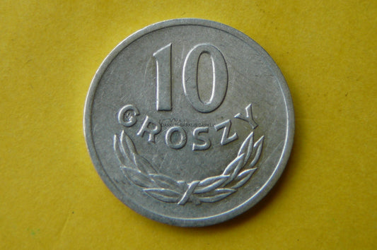 10 GROSZY POLSKA 1962 Al RZADKA STAN darklis