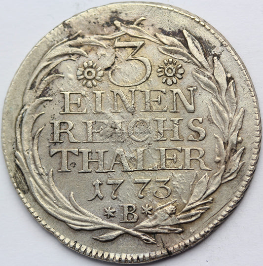 1/3 TALARA ŚLĄSK 1773 B WROCŁAW FRYDERYK II RZADKA