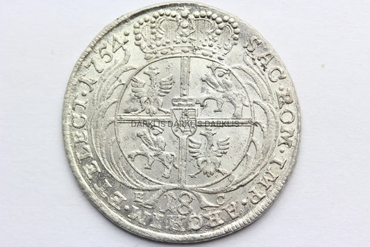 ORT KORONNY 1754 - AUGUST III SAS SUPER STAN !!