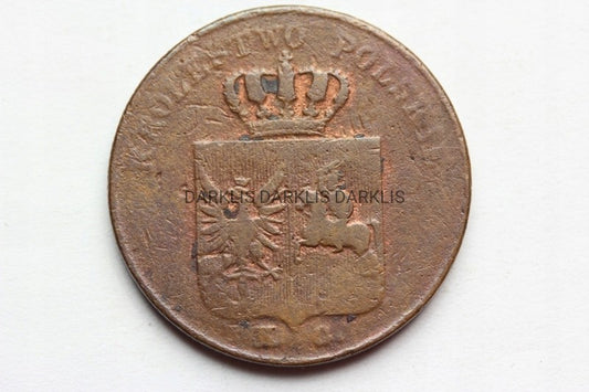 3 GROSZ POLSKA 1831-KG- POWSTANIE LISTOPADOWE STAN