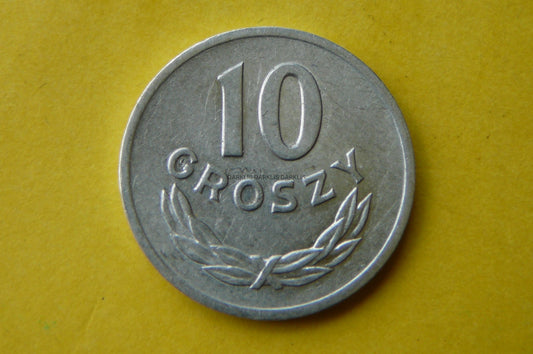 10 GROSZY POLSKA 1962 Al RZADKA STAN darklis